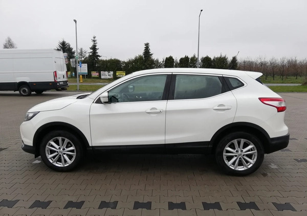 Nissan Qashqai cena 42900 przebieg: 121000, rok produkcji 2014 z Sompolno małe 172